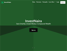 Tablet Screenshot of investnaira.com